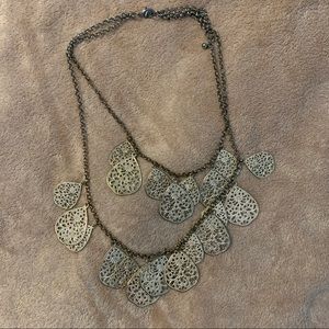 Double layer “leaf” Necklace